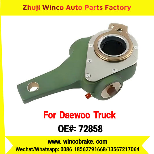 Winco OEM 72858 Automatic Slack Adjuster Suit to DAEWOO Trucks Parts Straight 25 Teeth South Korea Southeast Asia Market To Replace Haldex 72858