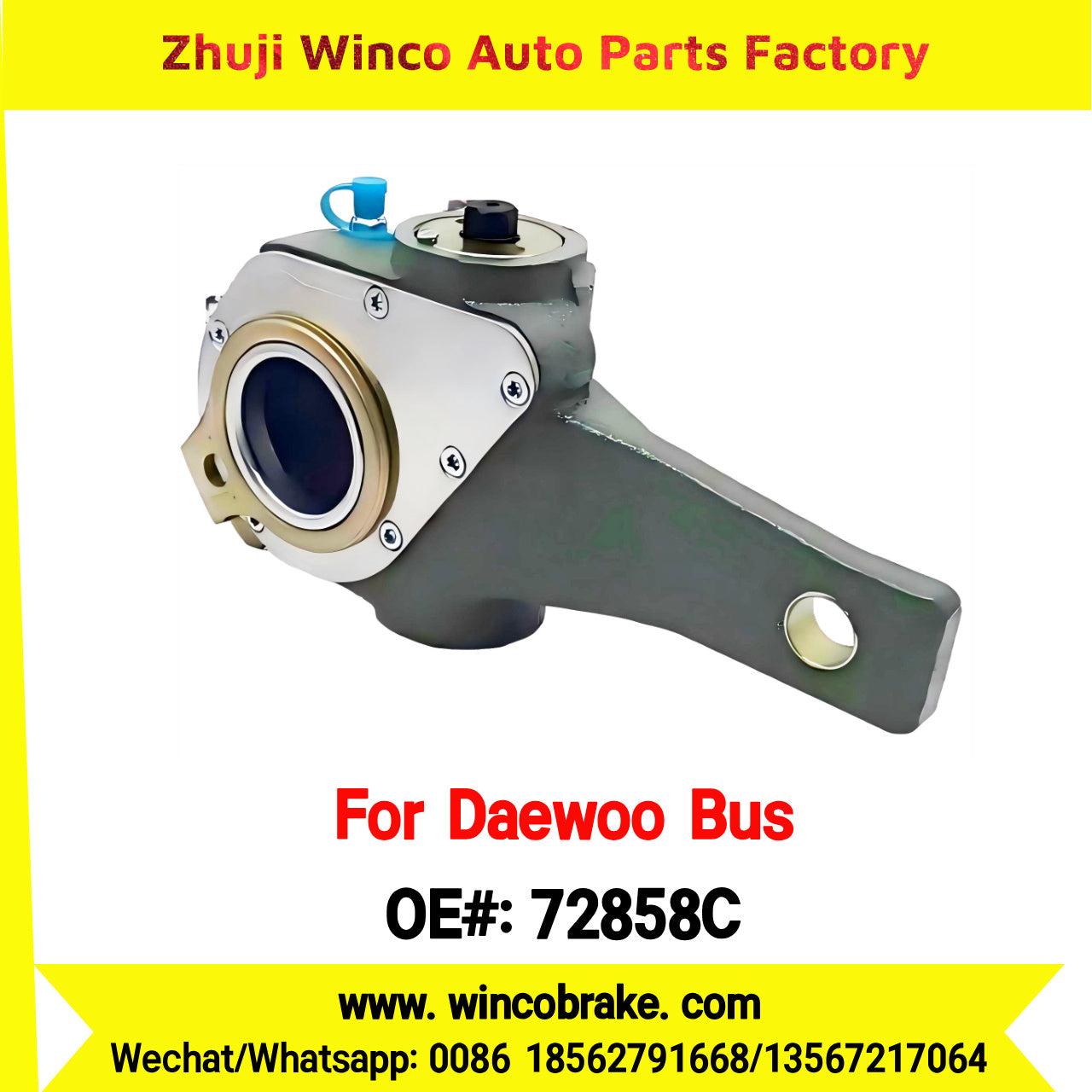 Winco OEM 72858C Export Automatic Brake Adjusters for Daewoo Bus Parts to Replace Haldex 72858
