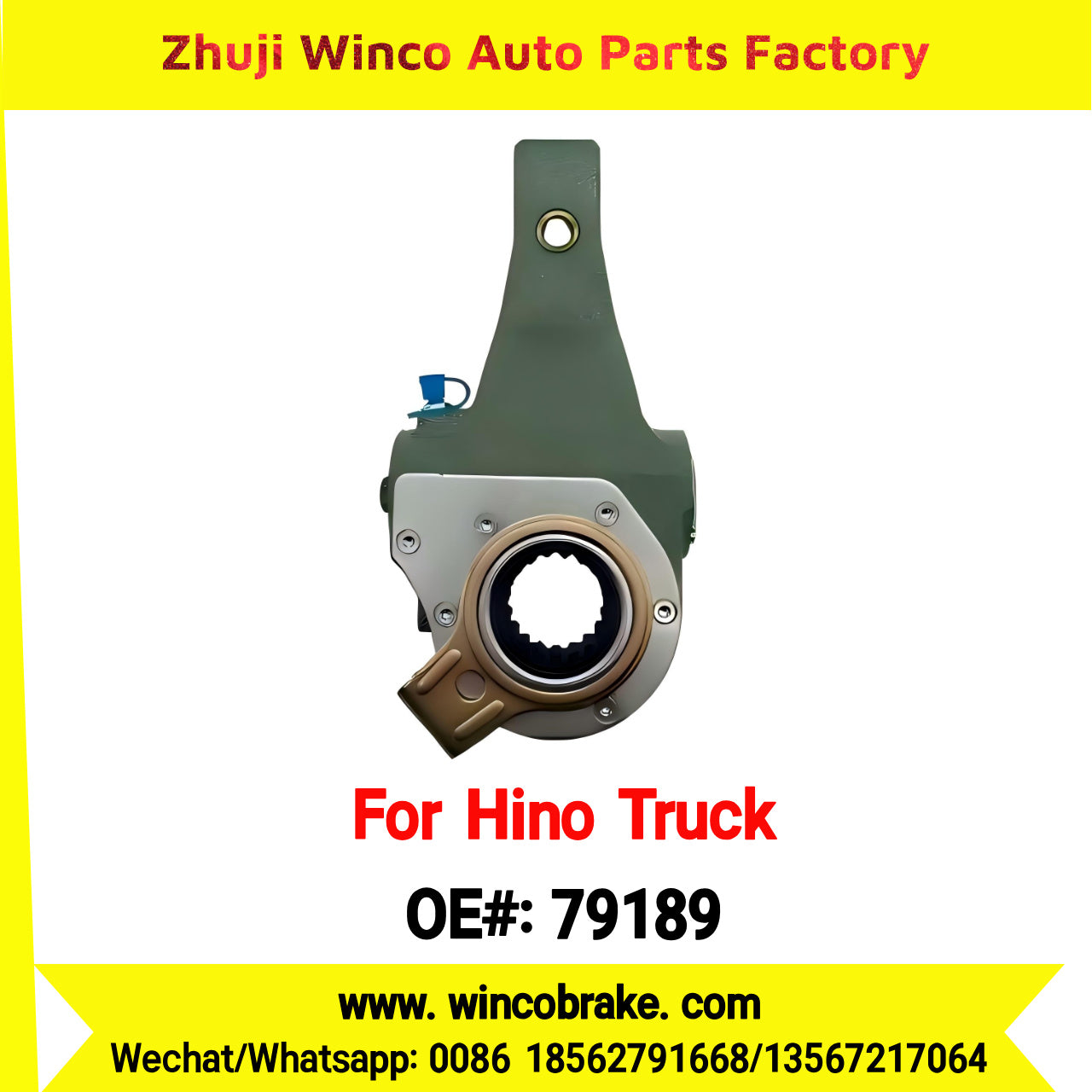 Winco OEM 79189 Supply Automatic Slack Adjuster to Fit HINO Truck to Replace Haldex 79189