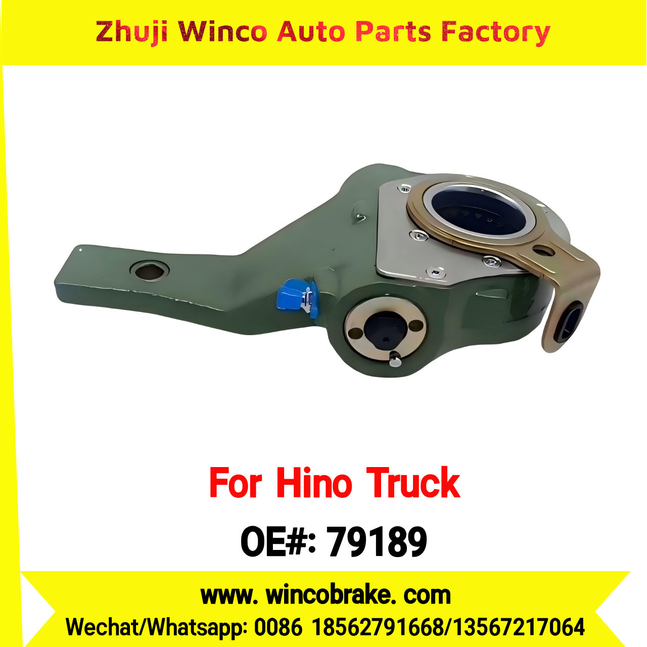 Winco OEM 79189 Supply Automatic Slack Adjuster to Fit HINO Truck to Replace Haldex 79189