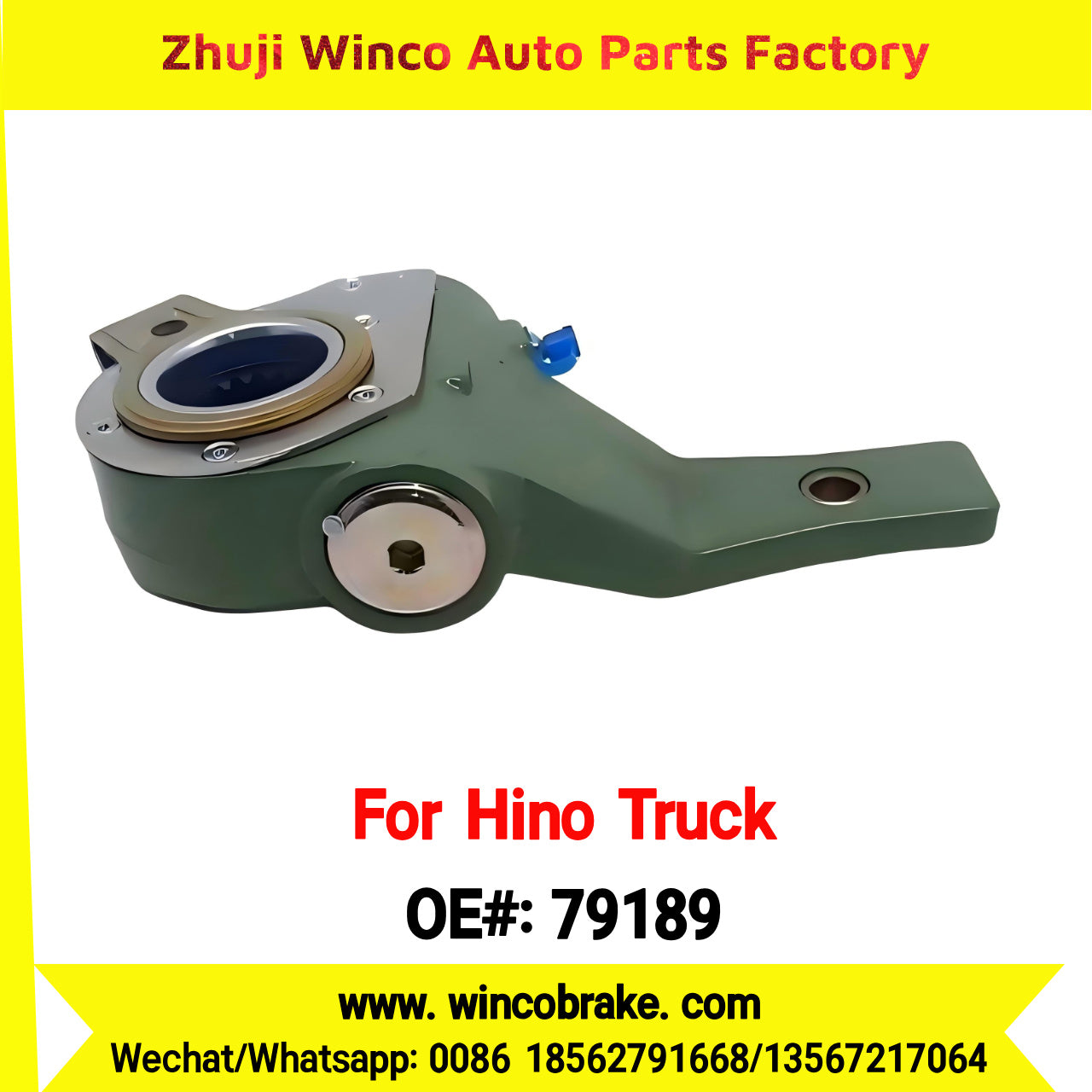 Winco OEM 79189 Supply Automatic Slack Adjuster to Fit HINO Truck to Replace Haldex 79189