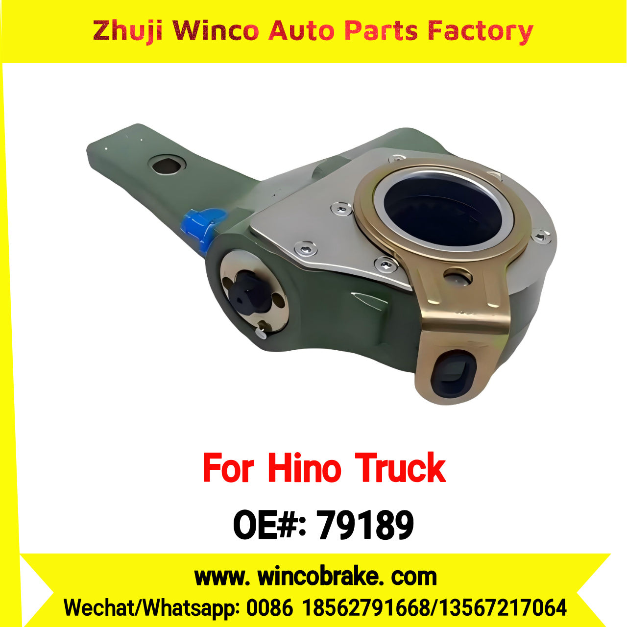 Winco OEM 79189 Supply Automatic Slack Adjuster to Fit HINO Truck to Replace Haldex 79189