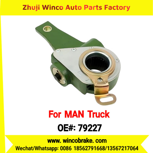 Winco OEM 79227 Automatic Slack Adjuster OEM 81.50610-6216 Fit MAN Truck and Bus Spare Parts Straight 26 Teeth Replace Haldex 79227