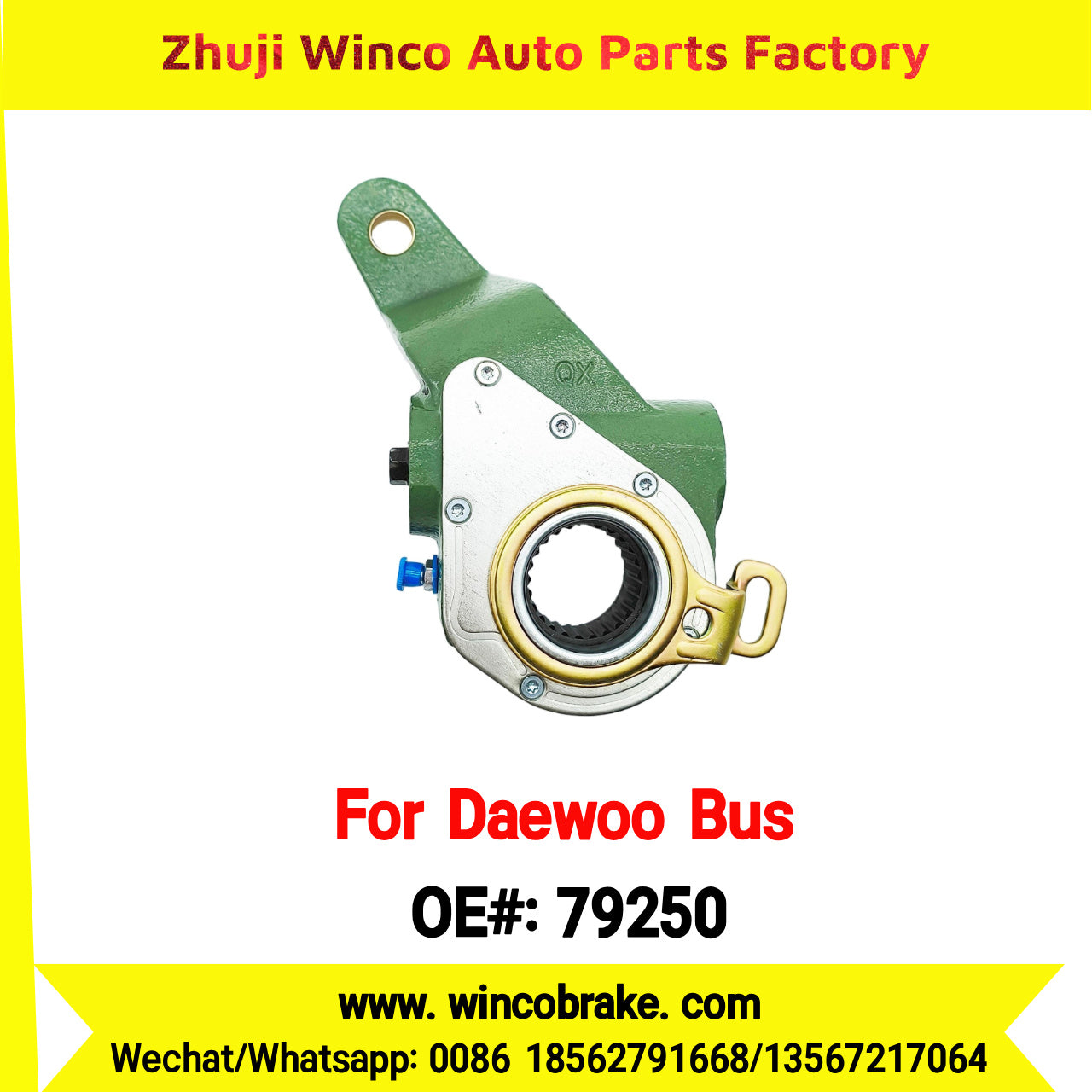 Winco OEM 79250 Automatic Slack Adjuster for Suit to Daewoo Bus South Korea 25 Teeth