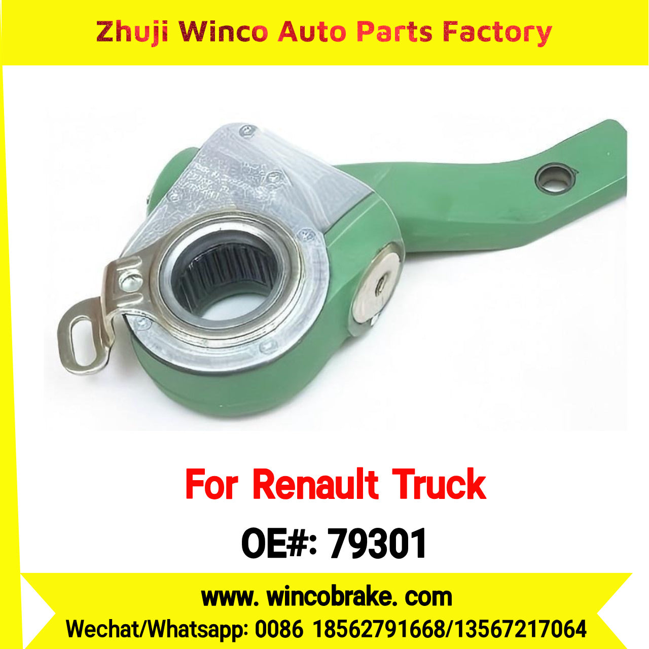 Winco OEM 79301 Automatic Slack Adjuster 5010216904 TO FIT Renault Truck & Trailer 27 Teeth RH REPLACES HALDEX 79301