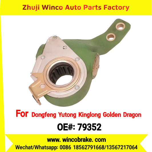Winco OEM 79352 Automatic Slack Adjuster RH 14 Teeth for Suit to China Dongfeng Yutong Kinglong Golden Dragon Bus Brake Parts Replace Haldex 79352