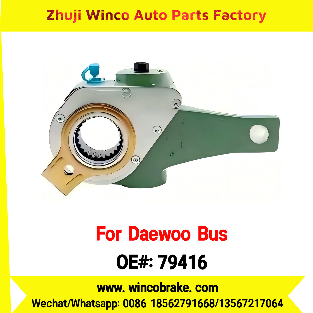 Winco OEM 79416 Export Automatic Slack Adjuster 79416 for Daewoo Bus