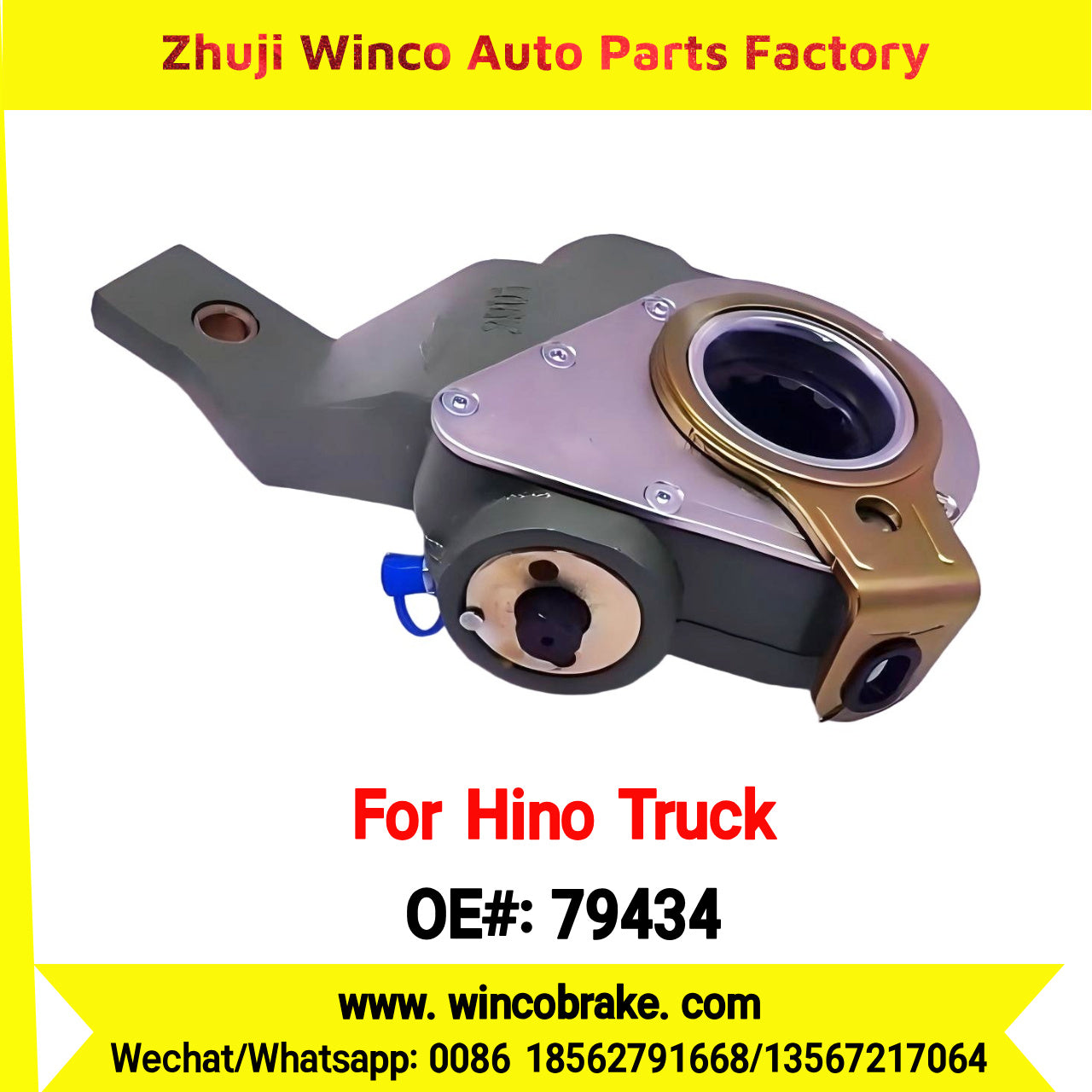 Winco OEM 79434 Supply Automatic Slack Adjuster to Fit Hino Truck Replaces Haldex 79434