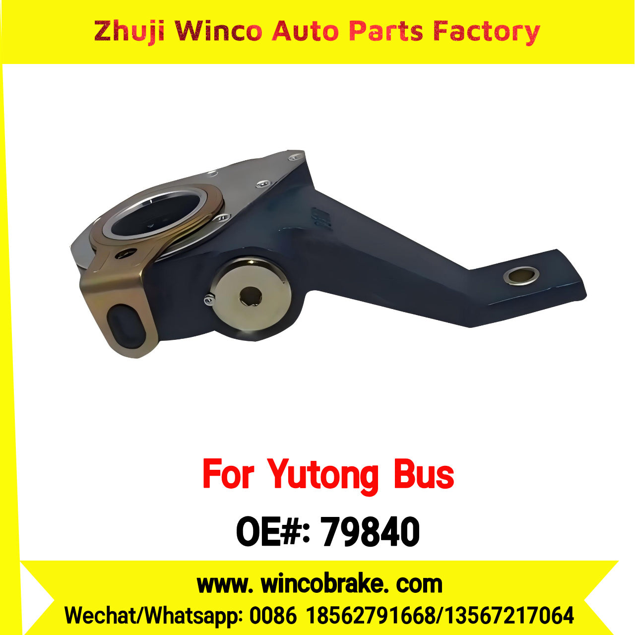 Winco OEM 79840 Automatic Slack Adjuster for Suit to Chinese Brand Buses ZK6119/ZK6129 Body Number 4084