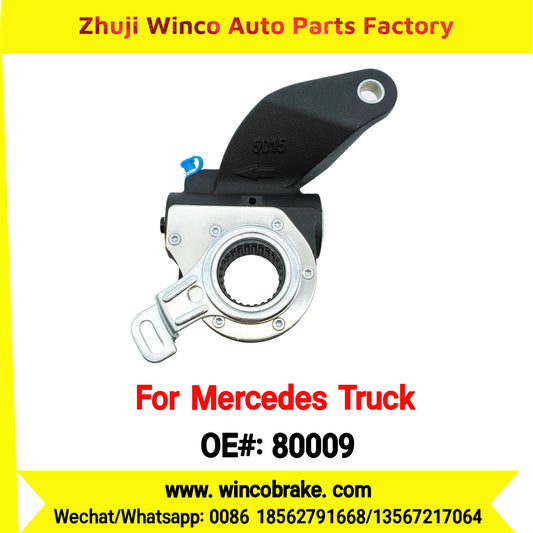Winco OEM 80009 Brake Adjuster for Mercedes Benz Truck Automatic Slack Adjuster OEM 9454200138 Auto Parts Brake Adjusting Arm Haldex Type 1 Hole TO FIT MERCEDES Trucks RH 26 Teeth Replace Haldex 80009