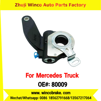 Winco OEM 80009 Brake Adjuster for Mercedes Benz Truck Automatic Slack Adjuster OEM 9454200138 Auto Parts Brake Adjusting Arm Haldex Type 1 Hole TO FIT MERCEDES Trucks RH 26 Teeth Replace Haldex 80009