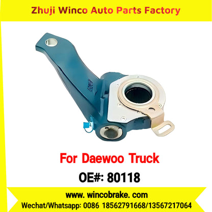 Winco OEM 80118 Replace Haldex 80118 Automatic Slack Adjuster for Korean Daewoo Trucks 25 Teeth to Southeast Asia Market