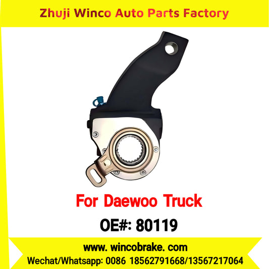 Winco OEM 80119 Automatic Slack Adjuster for Korean Daewoo Trucks 25 Teeth to Southeast Asia Market