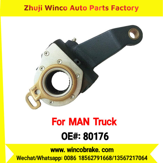 Winco OEM 80176 Automatic Slack Adjuster OEM 81.50610-6263 Fit MAN Truck and Bus Spare Parts LH 26 Teeth Replace Haldex 80176