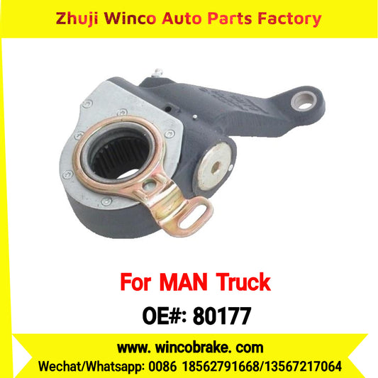 Winco OEM 80177 Automatic Slack Adjuster OEM 81.50610-6264 Fit MAN Truck and Bus Spare Parts RH 26 Teeth Replace Haldex 80177