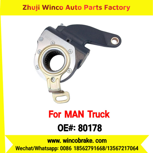 Winco OEM 80178 Automatic Slack Adjuster OEM 81.50610-6259 Fit MAN Truck and Bus Spare Parts LH 26 Teeth Replace Haldex 80178