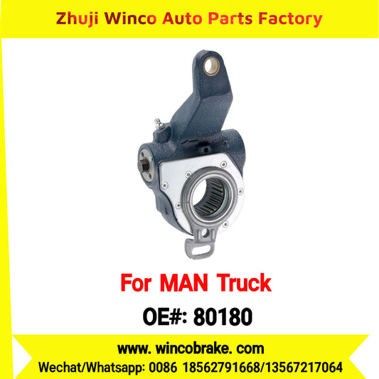 Winco OEM 80180 Automatic Slack Adjuster OEM 81.50610-6261 Fit MAN Truck and Bus Spare Parts LH 26 Teeth Replace Haldex 80180