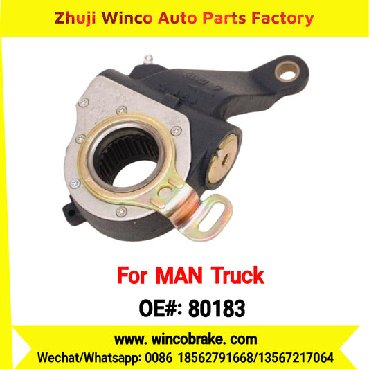 Winco OEM 80183 Automatic Slack Adjuster OEM 81.50610-6266 Fit MAN Truck and Bus Spare Parts RH 26 Teeth Replace Haldex 80183