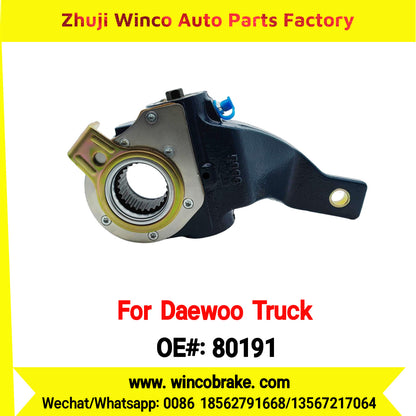 Winco OEM 80191 Automatic Slack Adjuster for Suit to Daewoo Truck Parts South Korea Southeast Asia Market 25 Teeth