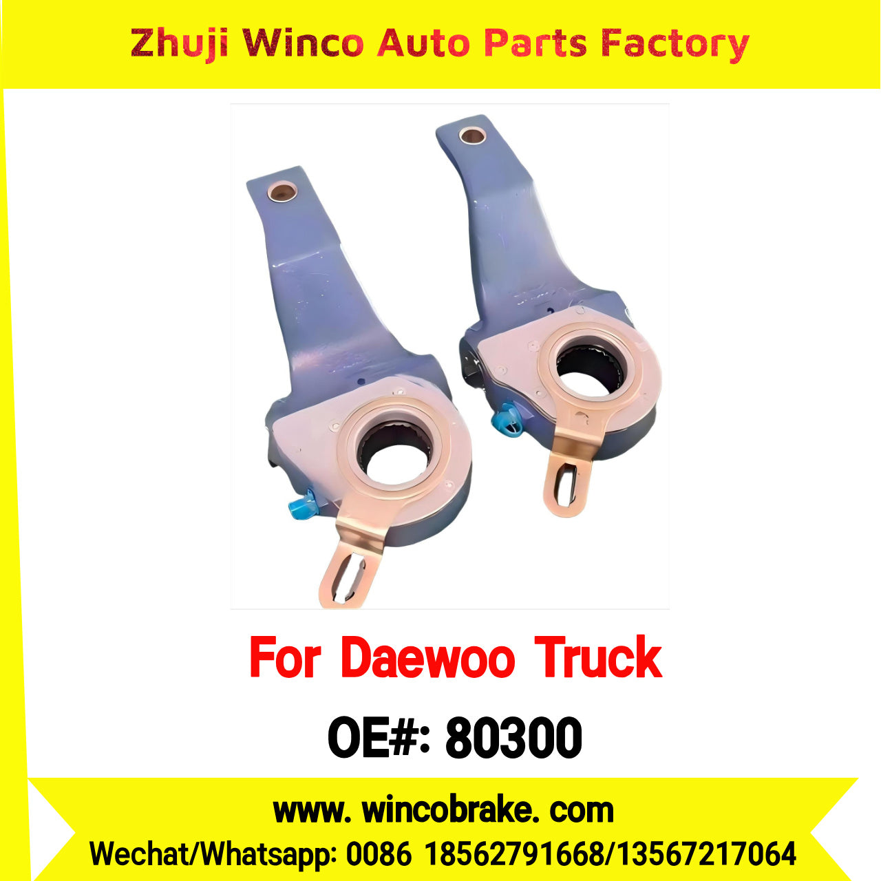 Winco OEM 80300 Supply 583507M250 Auto Slack Rear Adjuster for Hyundai Trago KAP0320