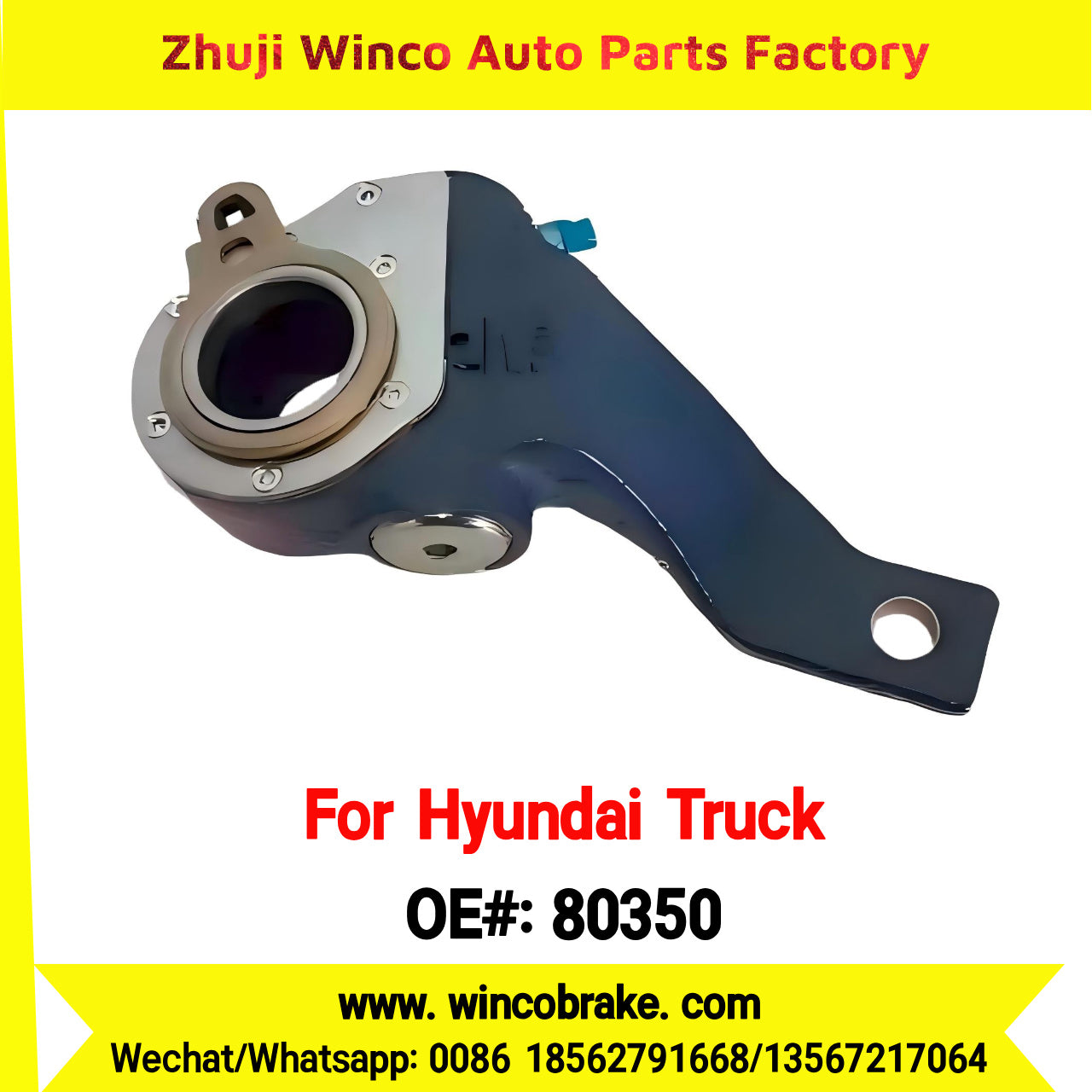 Winco OEM 80350 Automatic Slack Adjuster Factory Produce 58150-7M100 to Southeast Asia Market Replace Haldex 80350