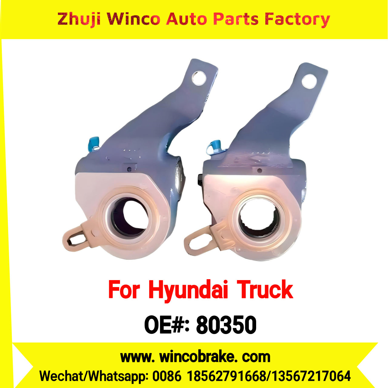 Winco OEM 80350 Automatic Slack Adjuster Factory Produce 58150-7M100 to Southeast Asia Market Replace Haldex 80350