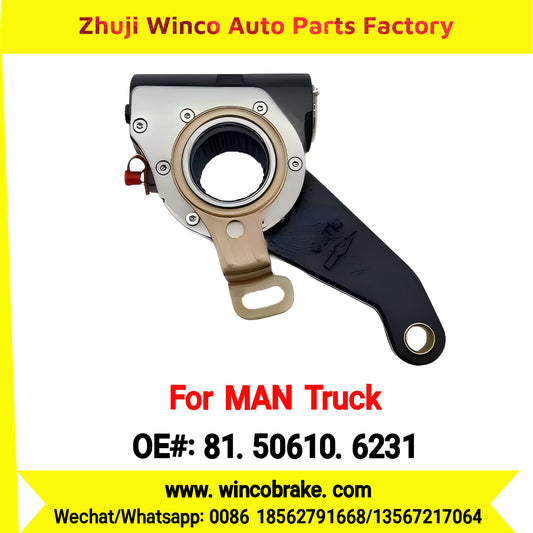 Winco OEM 81.50610.6231 Automatic Slack Adjuster Fit Shacman and Man Truck Spare Parts Front 26 Teeth