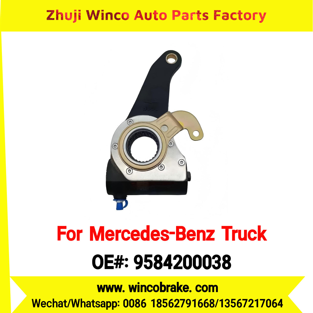 Winco OEM 9584200038 European Truck Brake Parts Haldex Type 1 Hole 26 Teeth Automatic Slack Adjuster Condition New