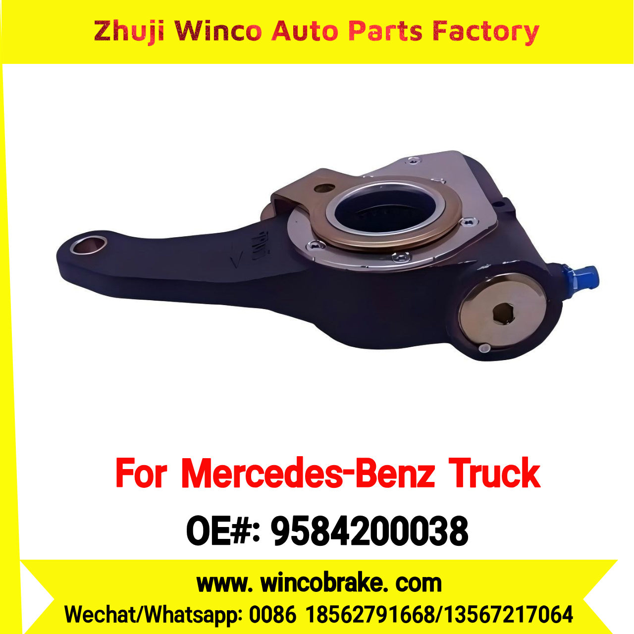 Winco OEM 9584200038 European Truck Brake Parts Haldex Type 1 Hole 26 Teeth Automatic Slack Adjuster Condition New