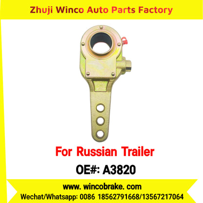 Winco OEM A3820 Manual Slack Adjuster for Russian Trailer L1 AXLE Russian Heavy Duty 37 Teeth