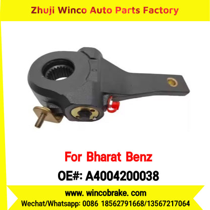 Winco OEM A4004200038 Automatic Slack Adjuster for BharatBenz S2950 Truck for India's 24-Tooth Brake Systems Export Product