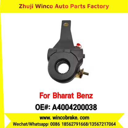 Winco OEM A4004200038 Automatic Slack Adjuster for BharatBenz S2950 Truck for India's 24-Tooth Brake Systems Export Product
