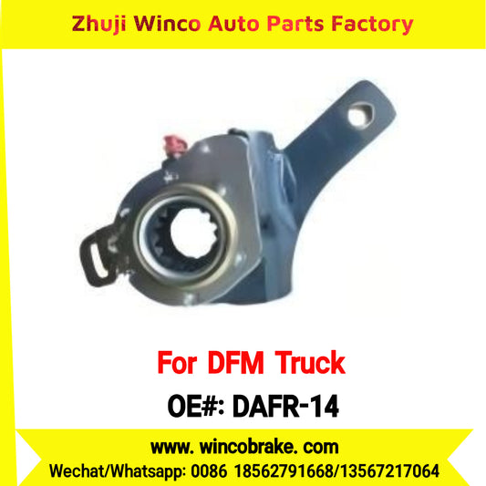 Winco OEM DAFR-14 Automatic Slack Adjuster for Suit to Chinese DONGFENG DFM Tianlong Truck Rear Straight 14 teeth