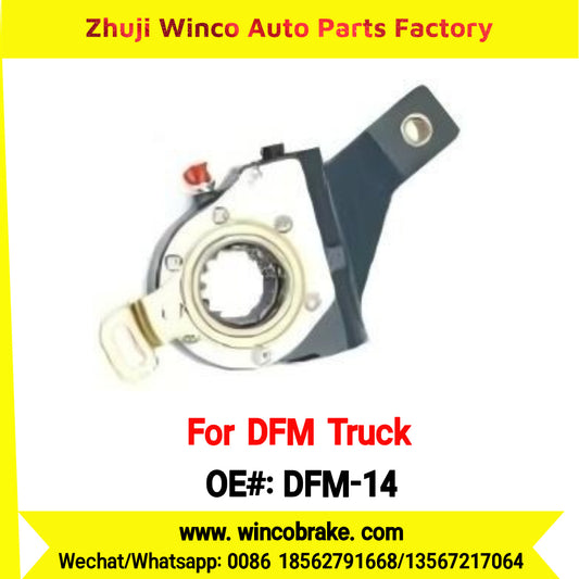 Winco OEM DFM-14 Automatic Slack Adjuster for Suit to Chinese DONGFENG DFM Tianlong Middle Truck LH/RH 14 teeth