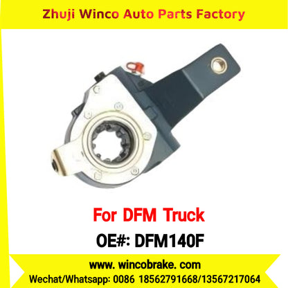 Winco OEM DFM140F Automatic Slack Adjuster for Suit to Chinese DONGFENG DFM 140 Truck Front Straight Rear LH / RH 10 teeth