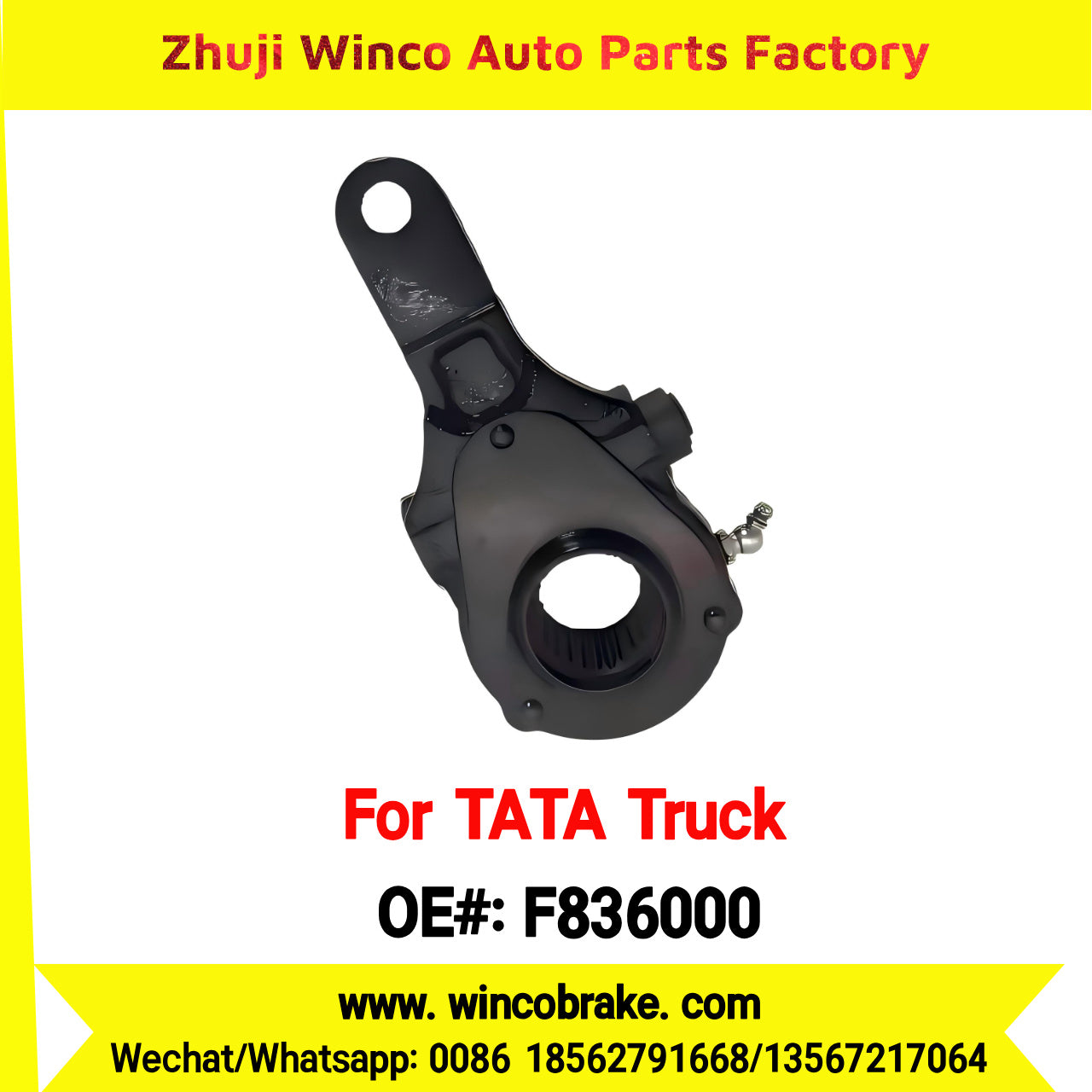 Winco OEM F836000 Manual Slack Adjuster Fitting India Market Cheap Price Good Quality