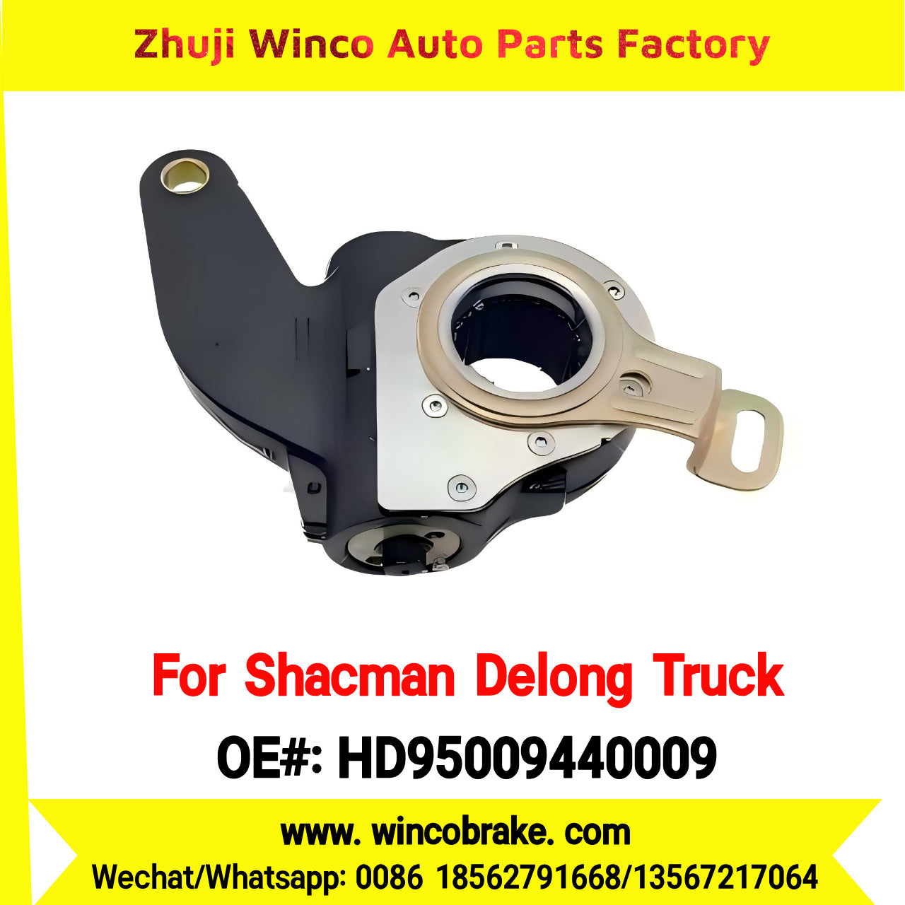 Winco OEM HD95009440009 Automatic Slack Adjuster for Suit to Front Shacman Delong X3000 Truck Spare Parts