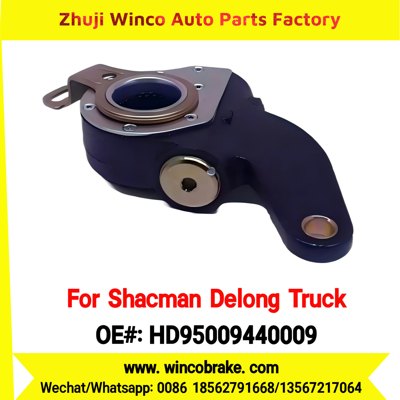 Winco OEM HD95009440009 Automatic Slack Adjuster for Suit to Front Shacman Delong X3000 Truck Spare Parts