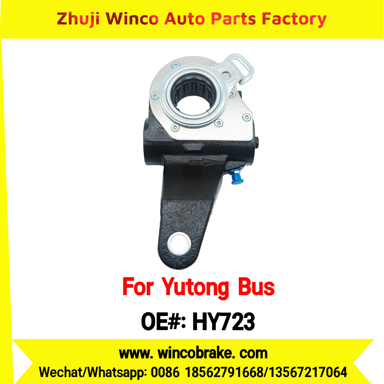 Winco OEM HY723 Automatic Slack Adjuster TO FIT YUTONG BUS 14 Teeth