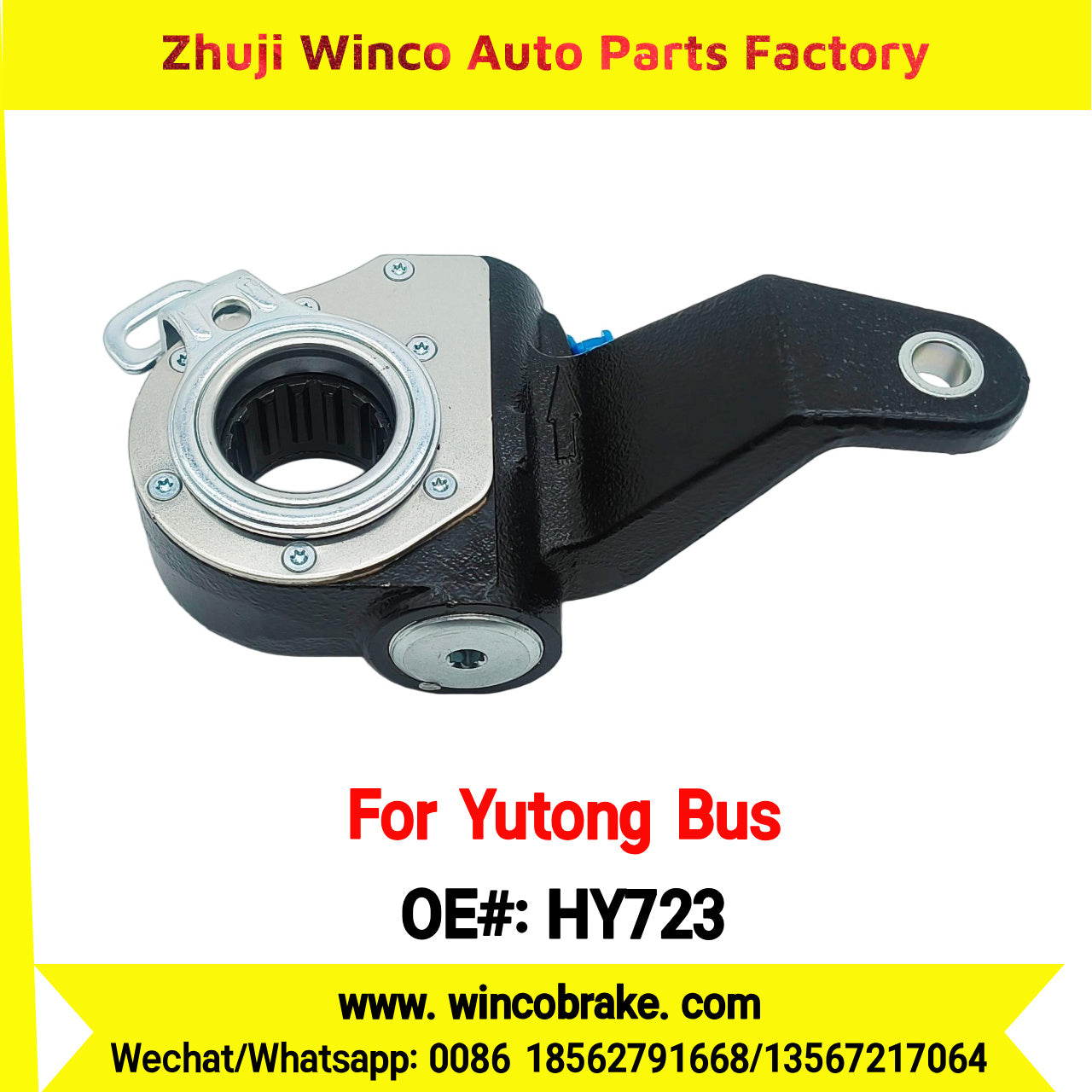 Winco OEM HY723 Automatic Slack Adjuster TO FIT YUTONG BUS 14 Teeth