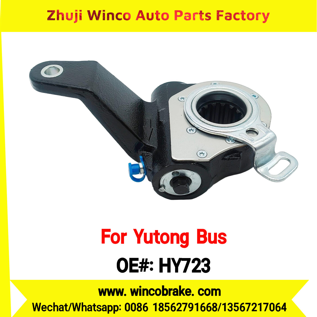 Winco OEM HY723 Automatic Slack Adjuster TO FIT YUTONG BUS 14 Teeth