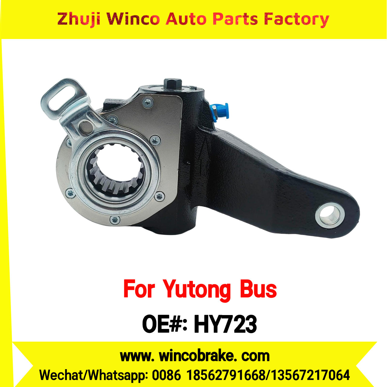 Winco OEM HY723 Automatic Slack Adjuster TO FIT YUTONG BUS 14 Teeth
