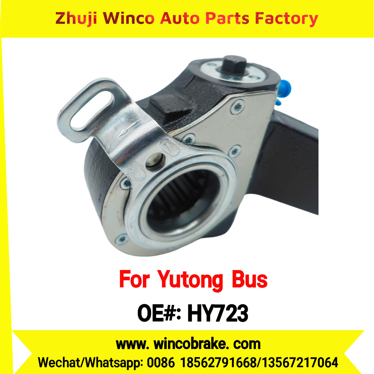 Winco OEM HY723 Automatic Slack Adjuster TO FIT YUTONG BUS 14 Teeth