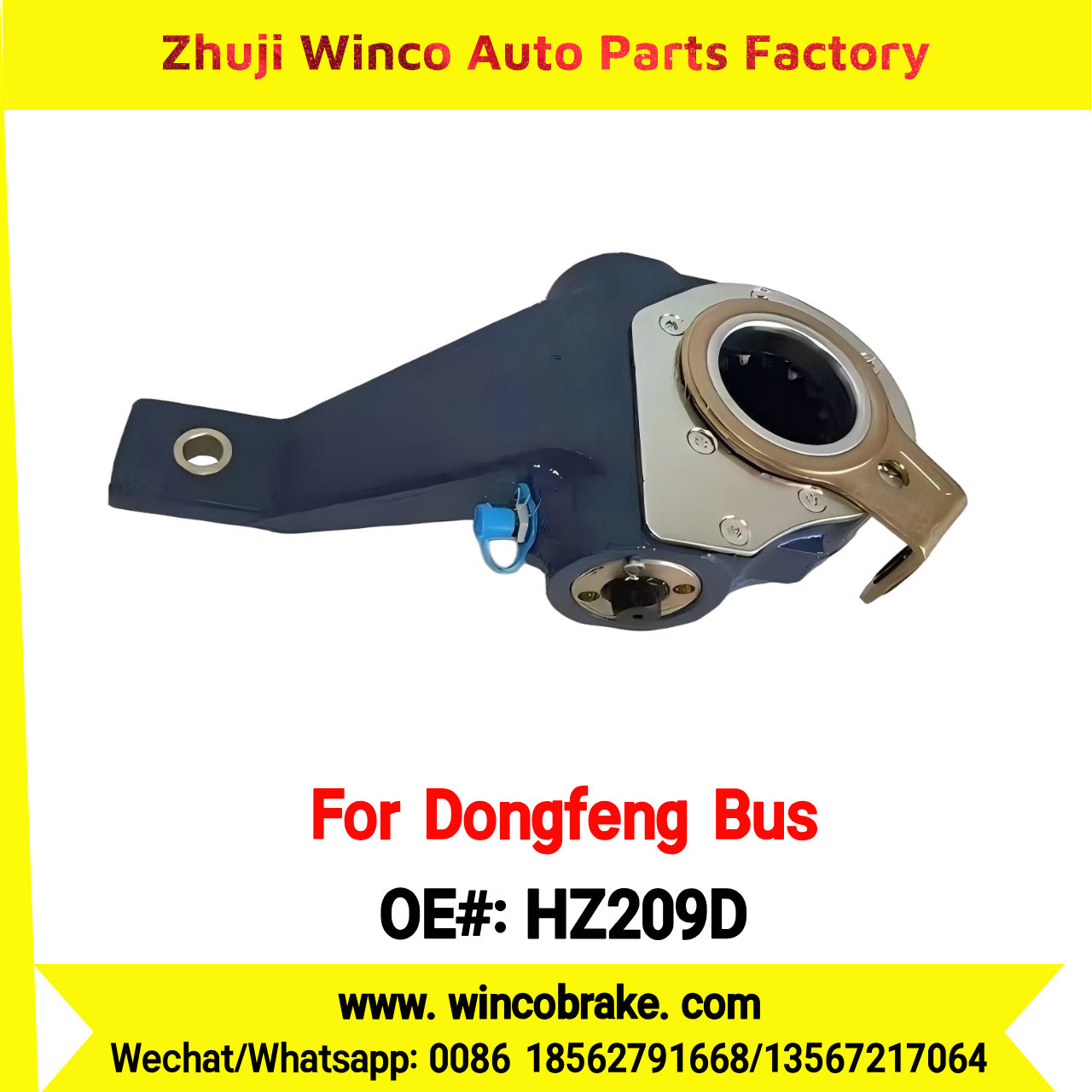 Winco OEM HZ209D Automatic Slack Adjuster for Suit to China Dongfeng Bus Brake Parts