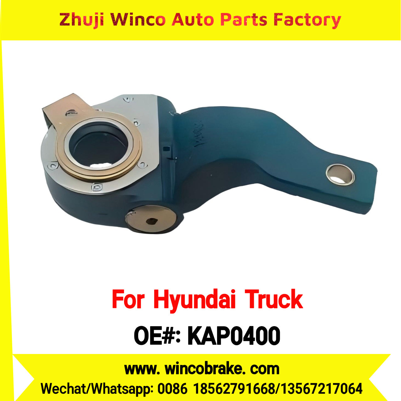 Winco OEM KAP0400 For Hyundai New Power Truck Automatic Slack Adjuster Model Truck Brake Systems Supply