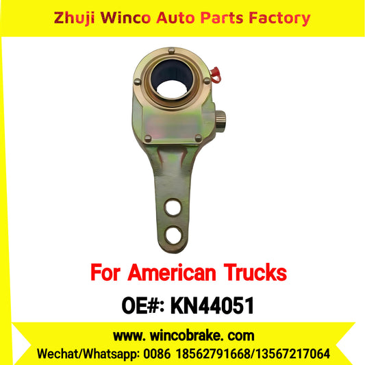 Winco OEM 286965 American Truck Brake System Parts Export Manual Slack Adjuster KN44051/286965 with 2 Holes and 28 Teeth for Trailers