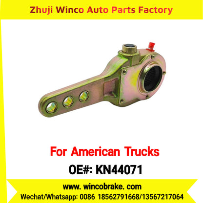 Winco OEM KN44071 Manual Brake Slack Adjuster MERITOR AXLE Truck Trailer Straight 28 Spline Brake Systems Accessory American Trucks Type To Replace Haldex KN44071