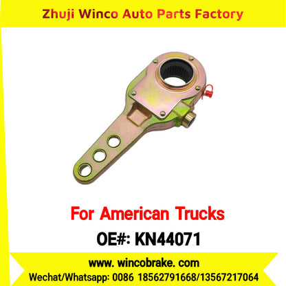 Winco OEM KN44071 Manual Brake Slack Adjuster MERITOR AXLE Truck Trailer Straight 28 Spline Brake Systems Accessory American Trucks Type To Replace Haldex KN44071