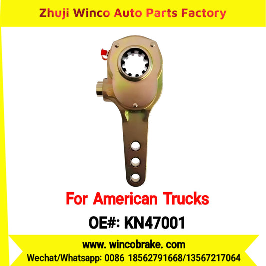 Winco OEM KN47001 New Forged Steel Manual Brake Adjuster 3 Holes 10 Teeth Export to North American Market