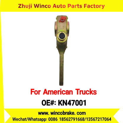 Winco OEM KN47001 Manual Brake Slack Adjuster Semi Truck Trailer Straight 10 Spline Brake Systems Accessory American Trucks Type To Replace Haldex KN47001